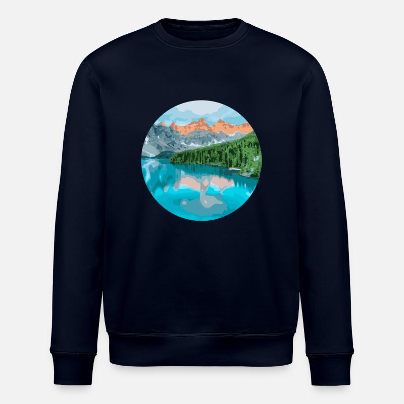 Berge und See - Stanley/Stella Unisex Bio-Sweatshirt ROLLER - Navy