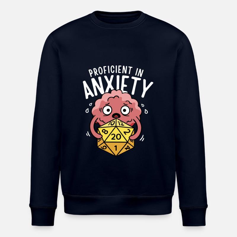Compétent en anxiété - Sweat bio ROLLER Stanley/Stella Unisexe - marine
