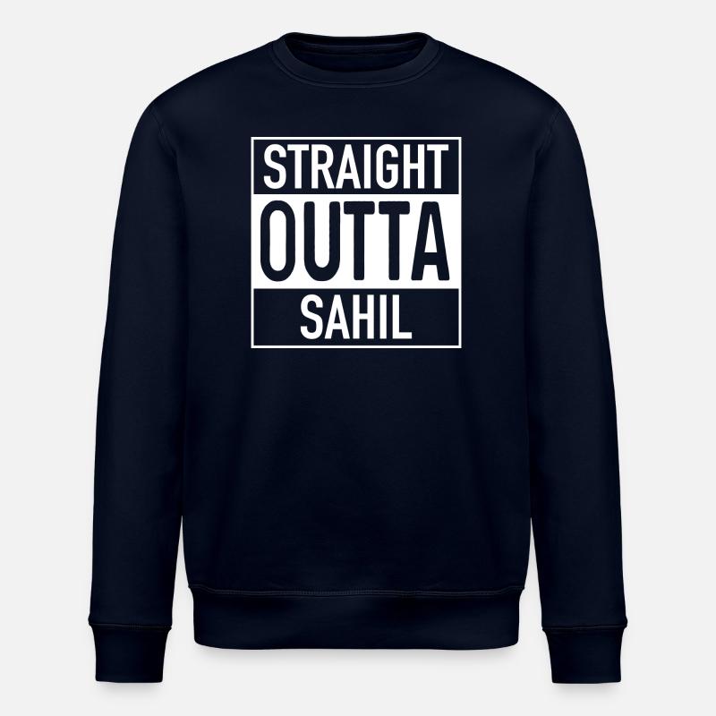 Droite OUTTA Sahil - Sweat bio ROLLER Stanley/Stella Unisexe - marine
