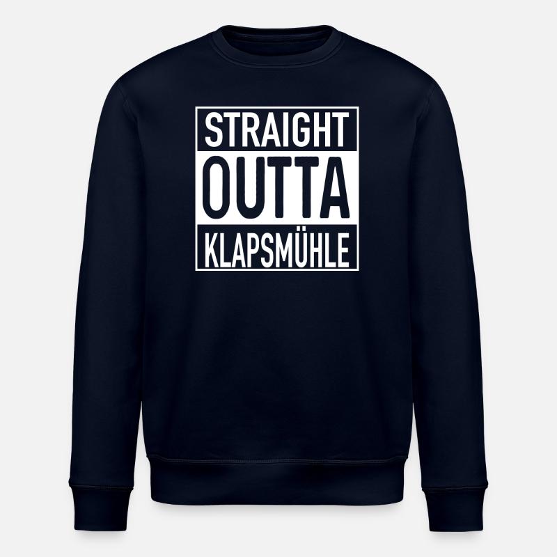 Straight OUTTA Klapsmühle - Stanley/Stella Unisex Bio-Sweatshirt ROLLER - Navy