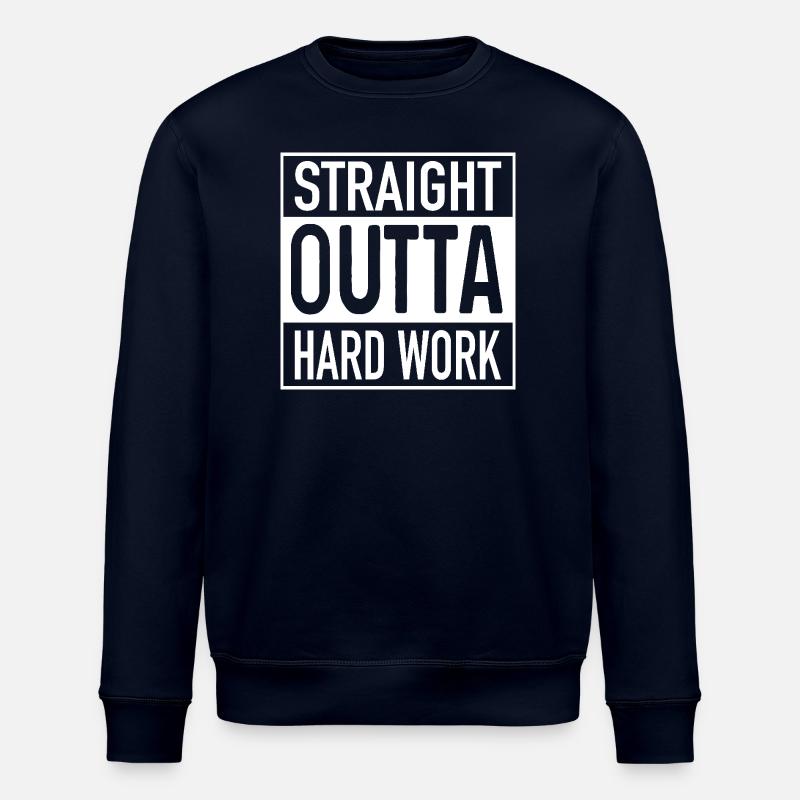 Travail acharné - Sweat bio ROLLER Stanley/Stella Unisexe - marine