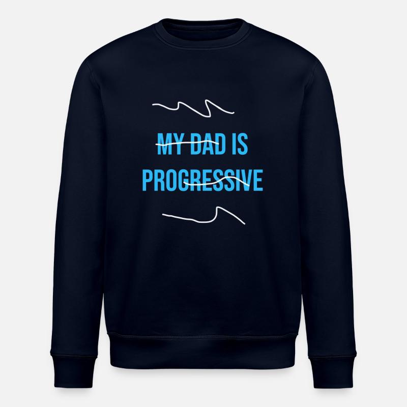 Mon père est progressiste - Sweat bio ROLLER Stanley/Stella Unisexe - marine