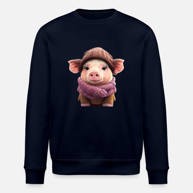 Winter groß - Stanley/Stella Unisex Bio-Sweatshirt ROLLER - Navy