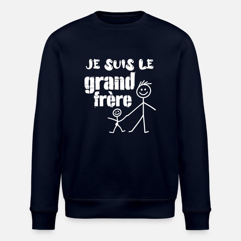 Ich bin der große Bruder - Stanley/Stella Unisex Bio-Sweatshirt ROLLER - Navy