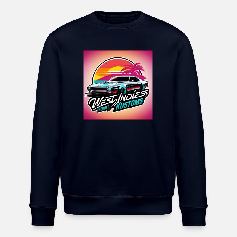 West Indies Koast Kustoms - Sweat bio ROLLER Stanley/Stella Unisexe - marine