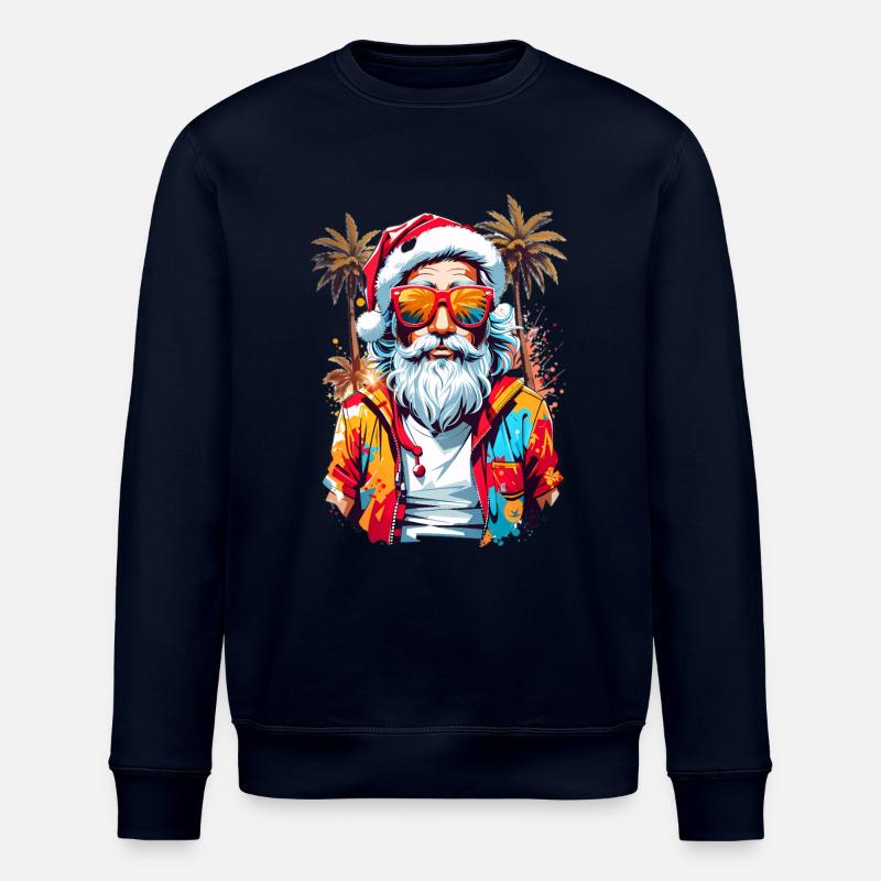 Père Noël cool - Sweat bio ROLLER Stanley/Stella Unisexe - marine