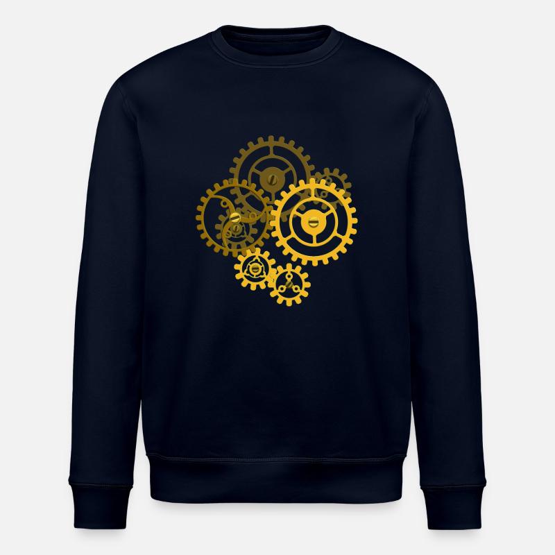 Trépignons Steampunk - Sweat bio ROLLER Stanley/Stella Unisexe - marine
