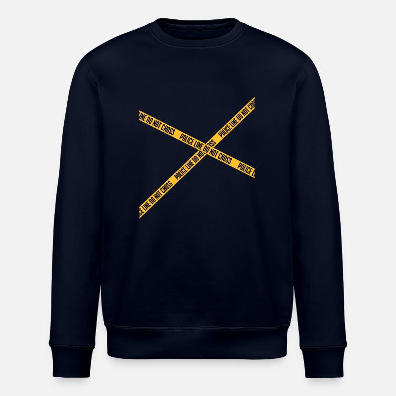 Police Line - Stanley/Stella ROLLER Unisex Organic Sweatshirt - navy