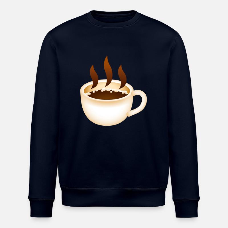 Smiley Coffee - Sweat bio ROLLER Stanley/Stella Unisexe - marine