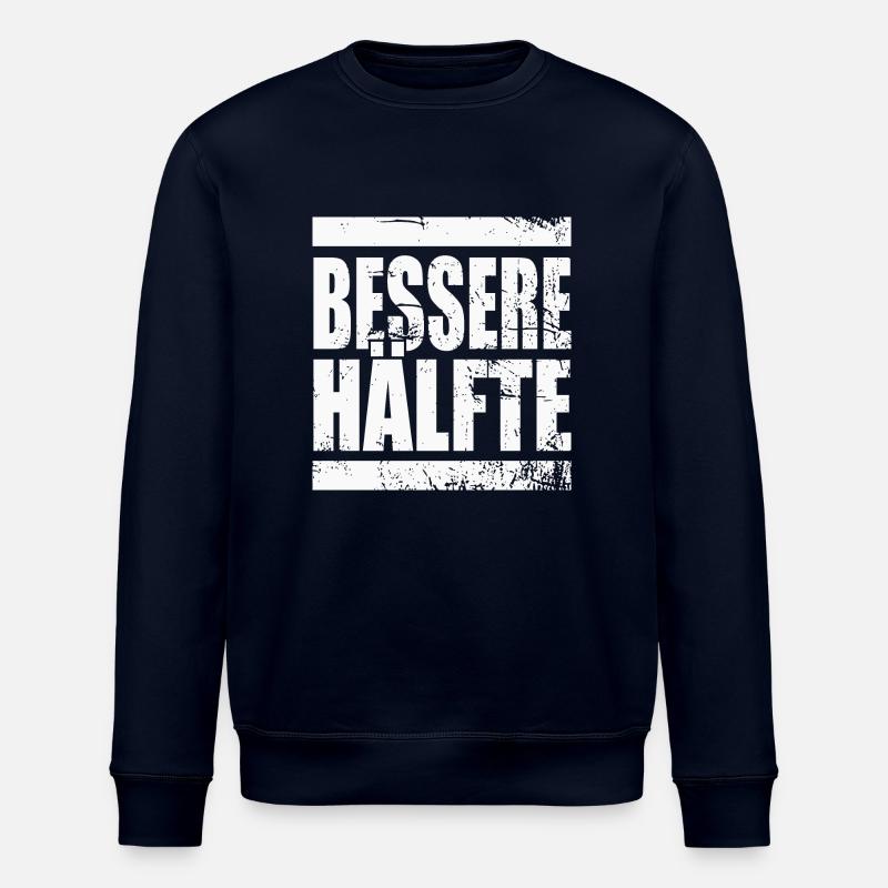Bessere Hälfte - Stanley/Stella Unisex Bio-Sweatshirt ROLLER - Navy