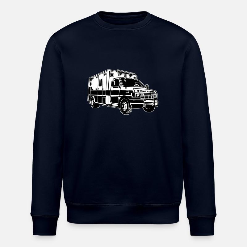 Ambulance / Ambulance 01_schwarz blanc - Sweat bio ROLLER Stanley/Stella Unisexe - marine