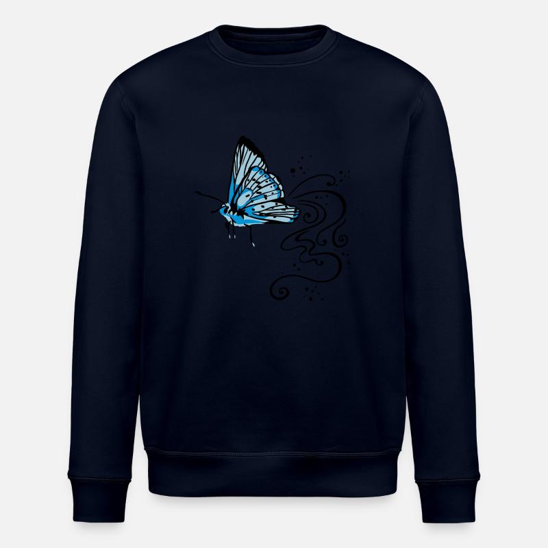 Schmetterling - Stanley/Stella Unisex Bio-Sweatshirt ROLLER - Navy