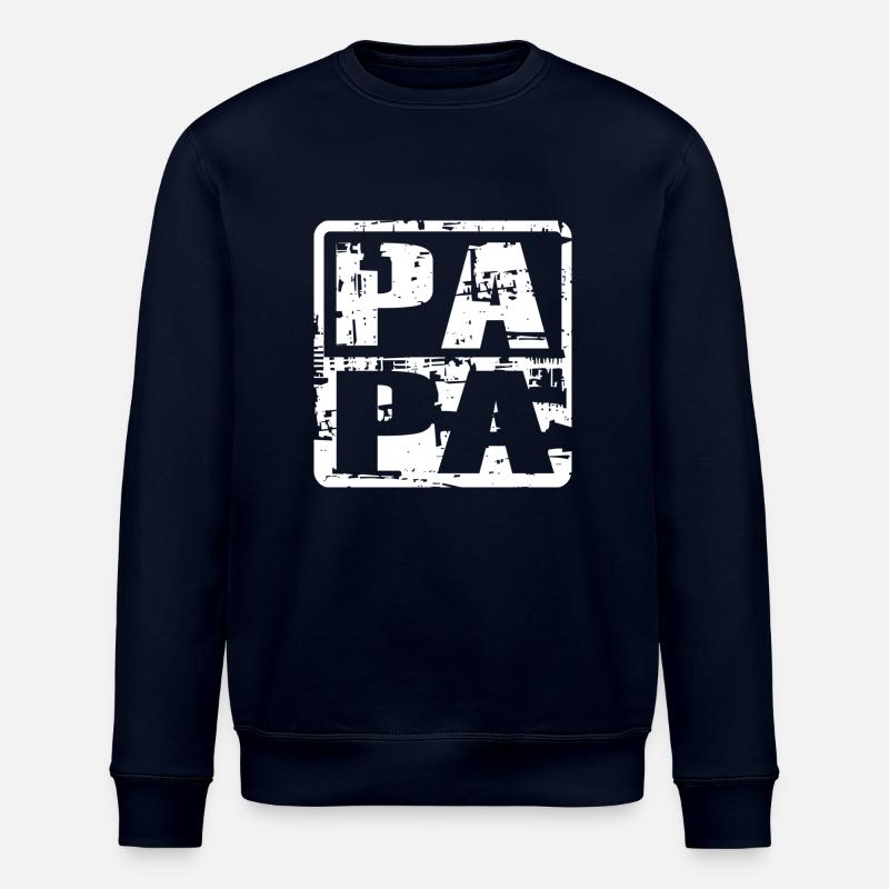 PAPA Blanc - Sweat bio ROLLER Stanley/Stella Unisexe - marine