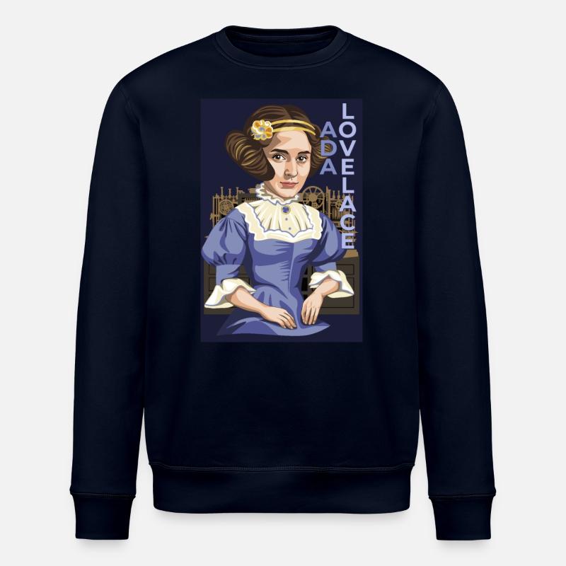 Ada Lovelace - Stanley/Stella ROLLER Unisex Organic Sweatshirt - navy