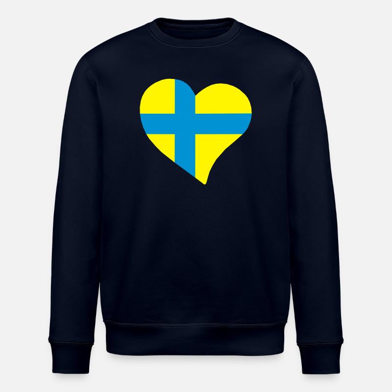 Östergötland herz - Stanley/Stella Unisex Bio-Sweatshirt ROLLER - Navy