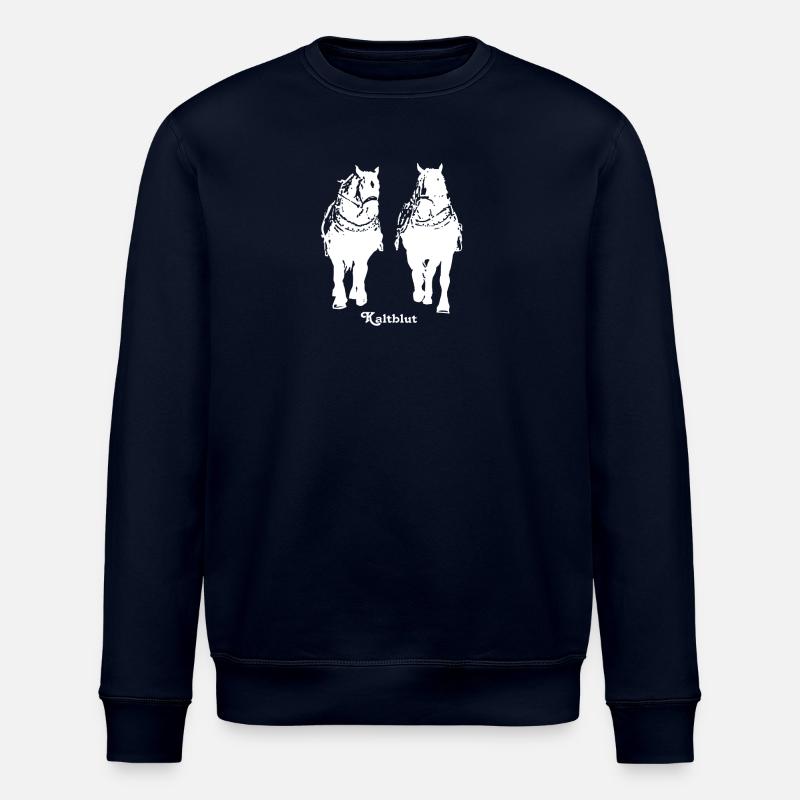 kaltblutduo_weiss - Stanley/Stella Unisex Bio-Sweatshirt ROLLER - Navy