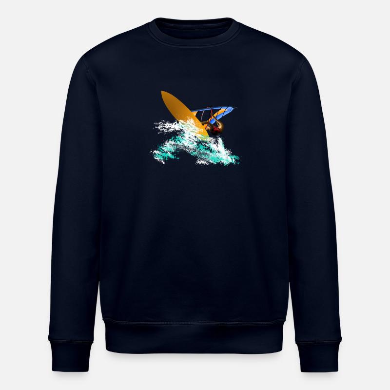 windsurfing - Stanley/Stella ROLLER Unisex Organic Sweatshirt - navy