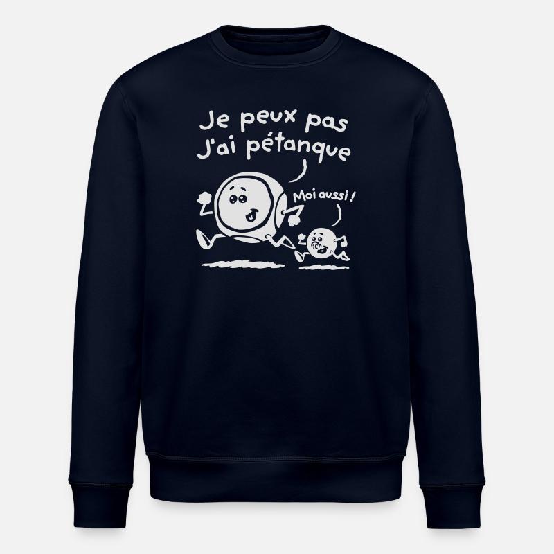 Ich habe petanque flex - Stanley/Stella Unisex Bio-Sweatshirt ROLLER - Navy