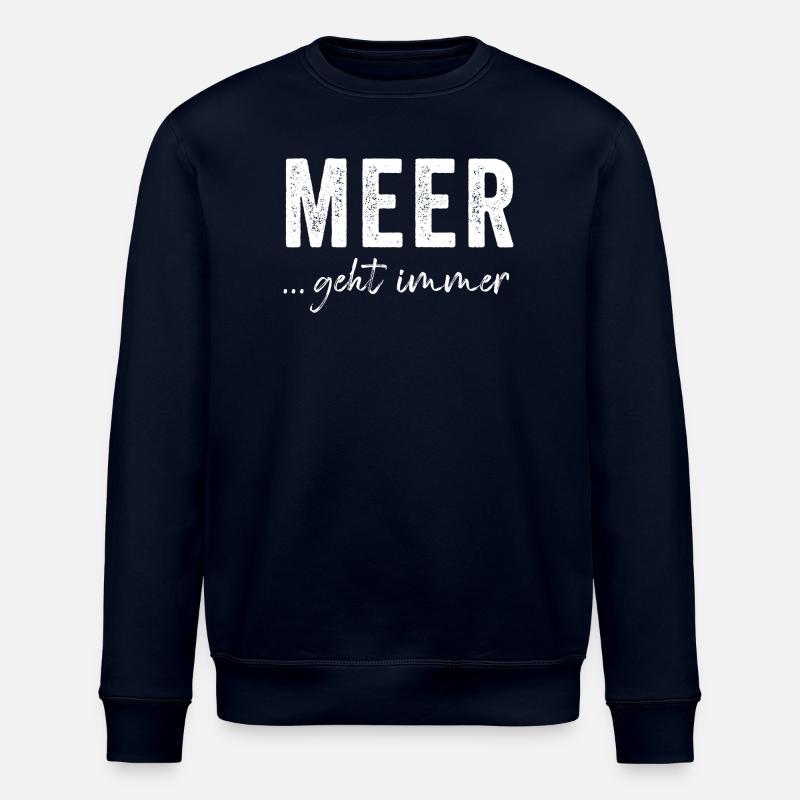 Meer geht immer - Stanley/Stella Unisex Bio-Sweatshirt ROLLER - Navy