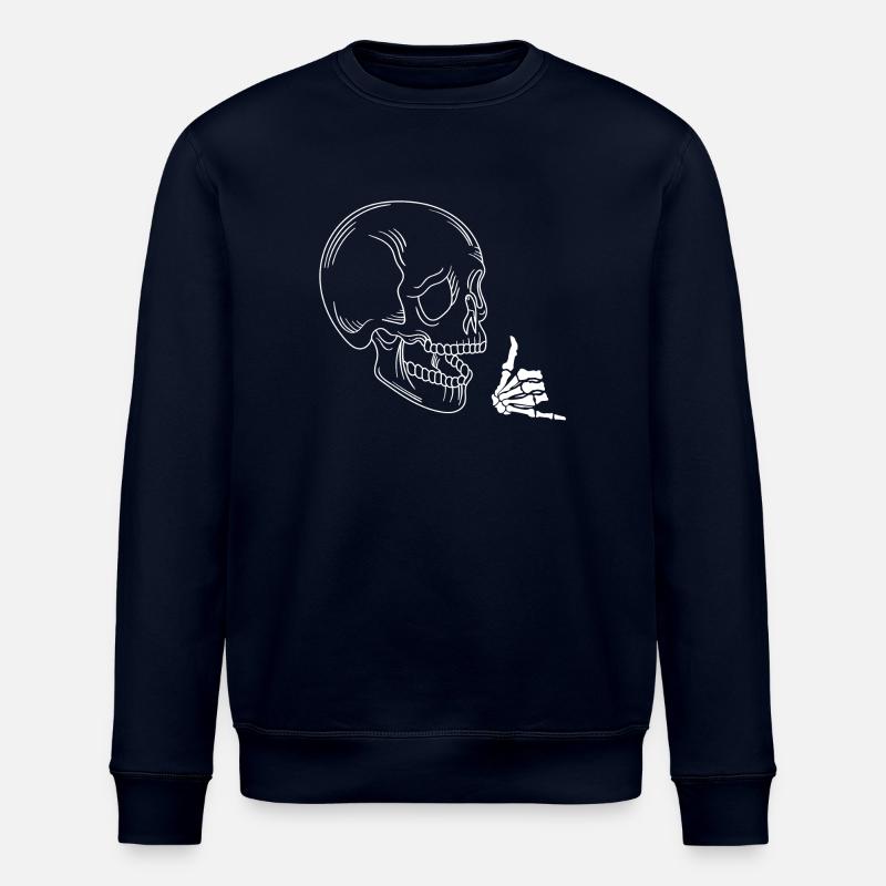 Schaukelnder Schädel - Stanley/Stella Unisex Bio-Sweatshirt ROLLER - Navy