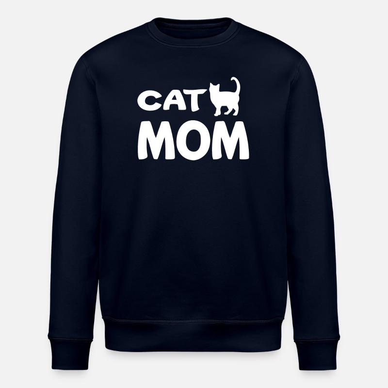 Cat Mom - Sweat bio ROLLER Stanley/Stella Unisexe - marine