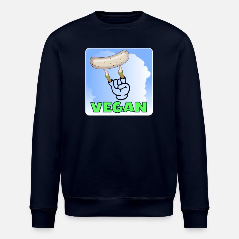 VEGANE WURST - ESSEN ZOMBIE - Stanley/Stella Unisex Bio-Sweatshirt ROLLER - Navy
