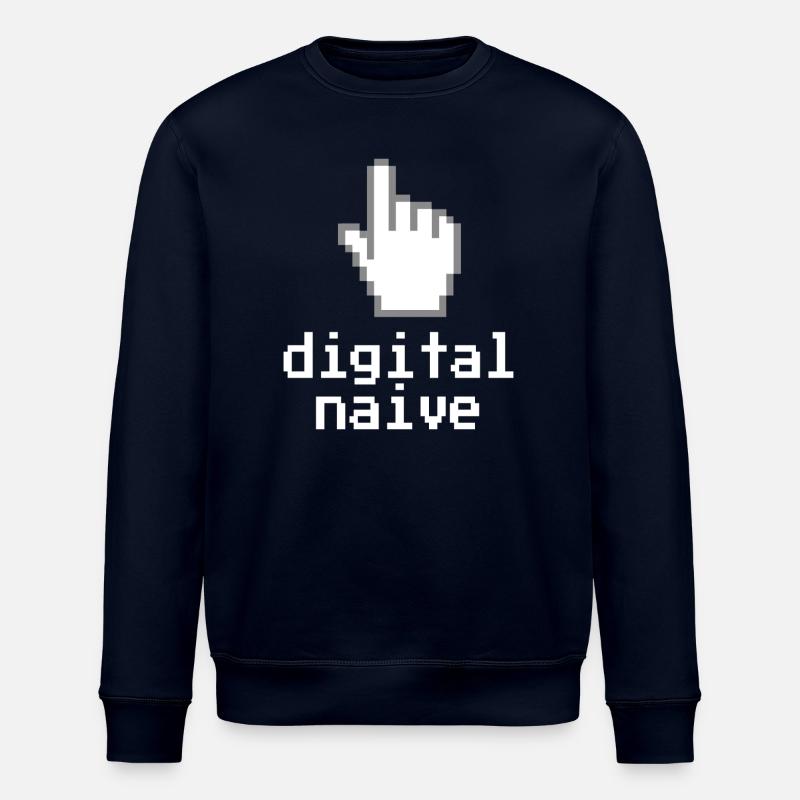Digitally naïve - Stanley/Stella ROLLER Unisex Organic Sweatshirt - navy