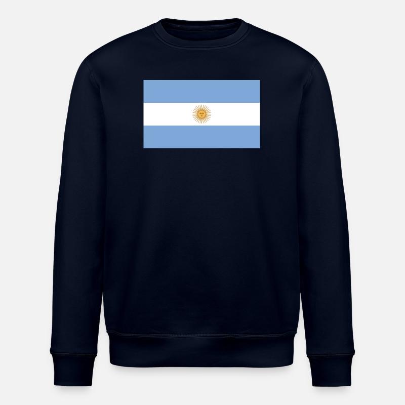 Drapeau national de l’Argentine - Sweat bio ROLLER Stanley/Stella Unisexe - marine