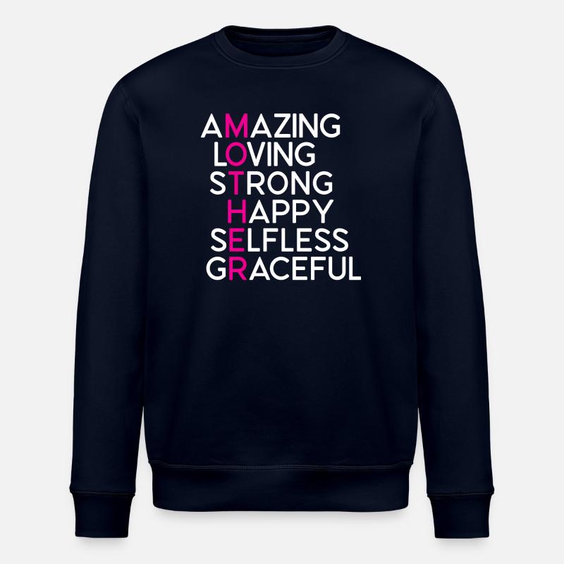 Beste Mutter aller Zeiten - Stanley/Stella Unisex Bio-Sweatshirt ROLLER - Navy