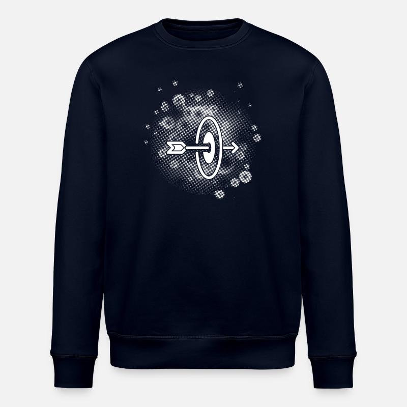 Flèche avec arrière-plan de points - Sweat bio ROLLER Stanley/Stella Unisexe - marine