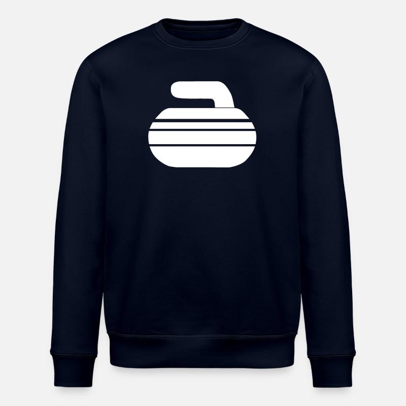 Pierre de curling - Sweat bio ROLLER Stanley/Stella Unisexe - marine