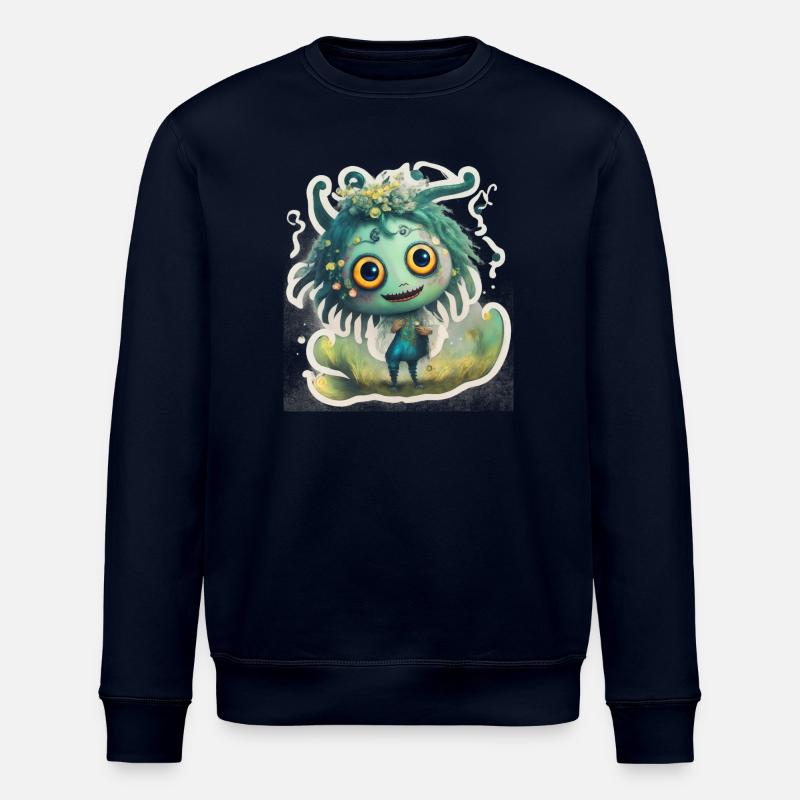 Monsterchen - Stanley/Stella Unisex Bio-Sweatshirt ROLLER - Navy