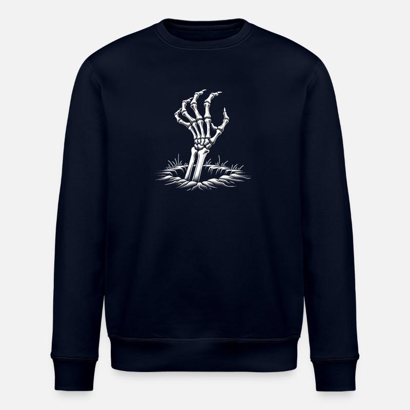 Skeletthand - Stanley/Stella Unisex Bio-Sweatshirt ROLLER - Navy