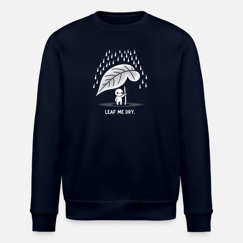 Leaf Me Dry - Sweat bio ROLLER Stanley/Stella Unisexe - marine