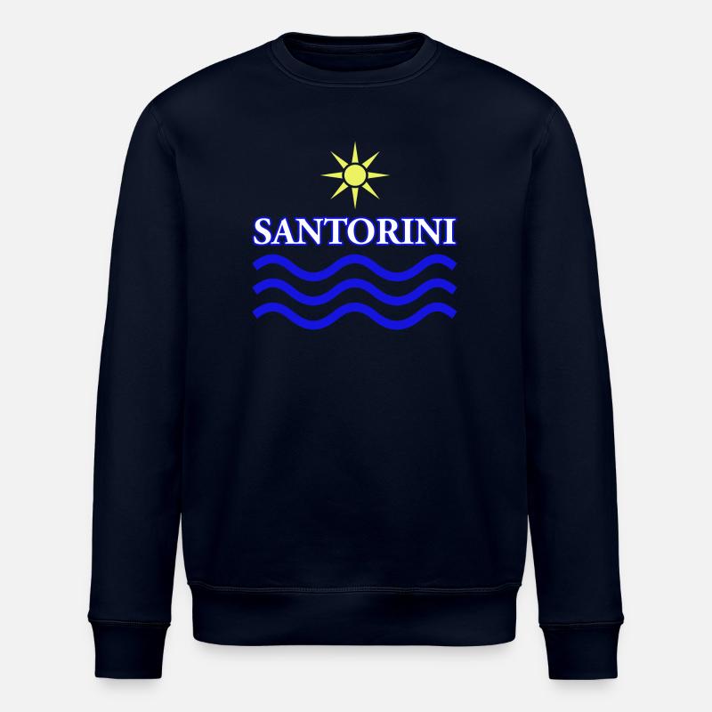 Sonne und Wellen Küstendesign - Stanley/Stella Unisex Bio-Sweatshirt ROLLER - Navy