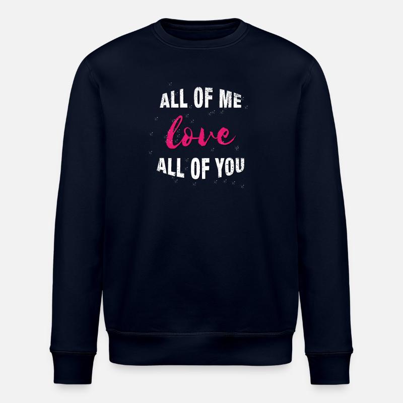 Je vous aime tous - Sweat bio ROLLER Stanley/Stella Unisexe - marine