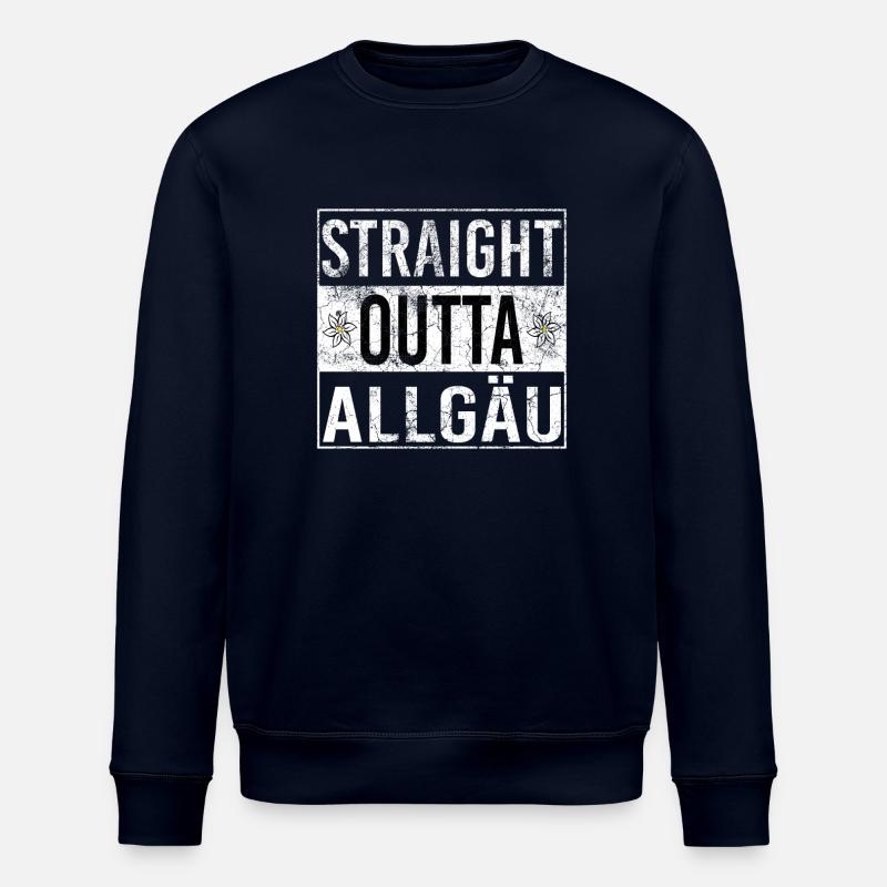 Straight Outta Allgäu - Stanley/Stella Unisex Bio-Sweatshirt ROLLER - Navy