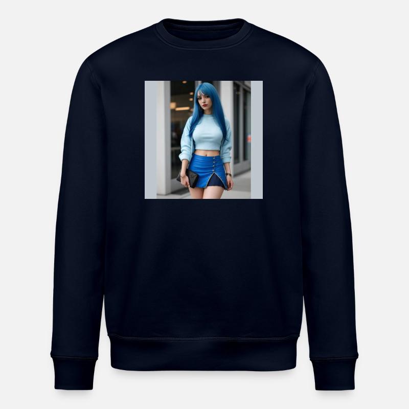 Blau mit femininem Stil - Stanley/Stella Unisex Bio-Sweatshirt ROLLER - Navy