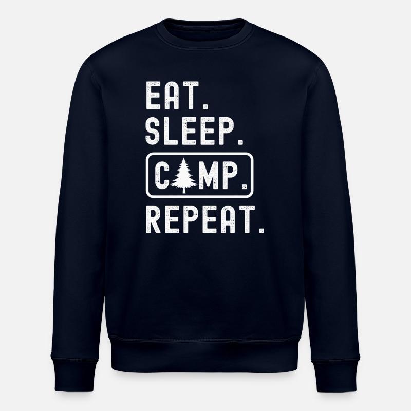 Campen Camping - Stanley/Stella Unisex Bio-Sweatshirt ROLLER - Navy