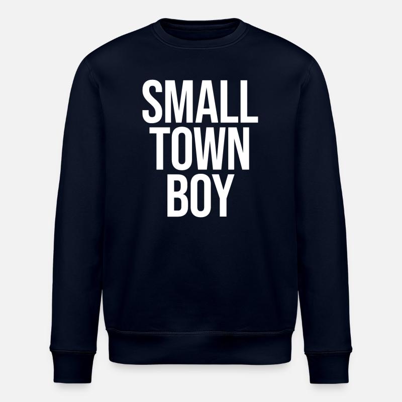 SMALLTOWN BOY small town - Stanley/Stella ROLLER Unisex Organic Sweatshirt - navy