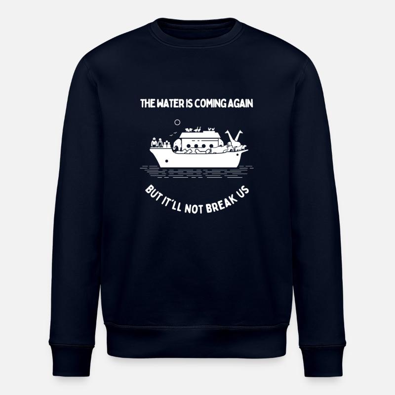 L’eau arrive - Sweat bio ROLLER Stanley/Stella Unisexe - marine