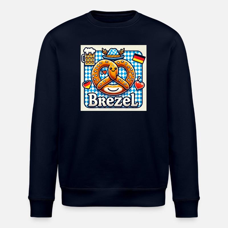 I Love Brezel - Stanley/Stella Unisex Bio-Sweatshirt ROLLER - Navy