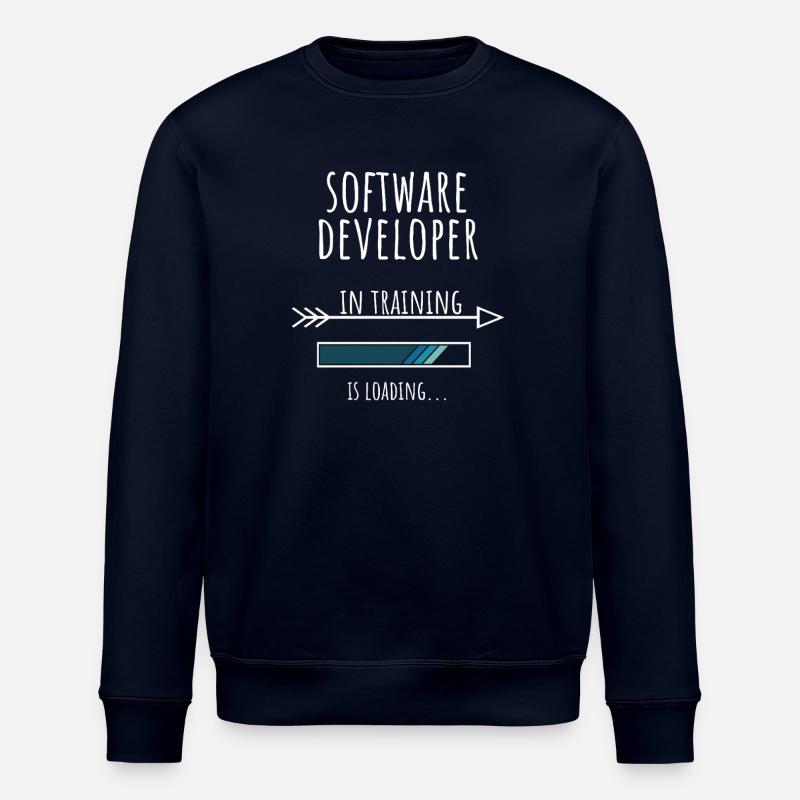 Software Developer in Training Gift - Stanley/Stella ROLLER Unisex Organic Sweatshirt - navy