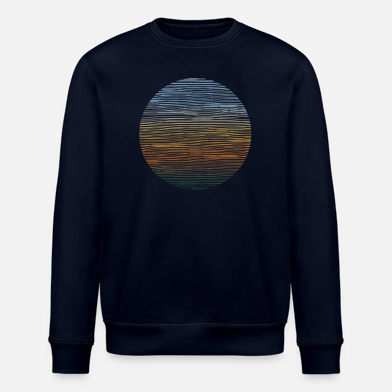 Aventure Abenteuer Illustration - Sweat bio ROLLER Stanley/Stella Unisexe - marine