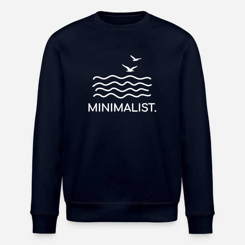 MINIMALIST - OCEAN - Sweat bio ROLLER Stanley/Stella Unisexe - marine