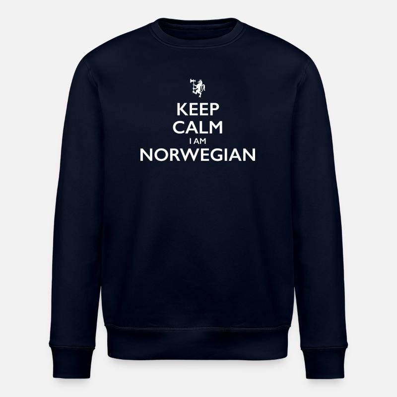 Norwegian Norway - Stanley/Stella ROLLER Unisex Organic Sweatshirt - navy