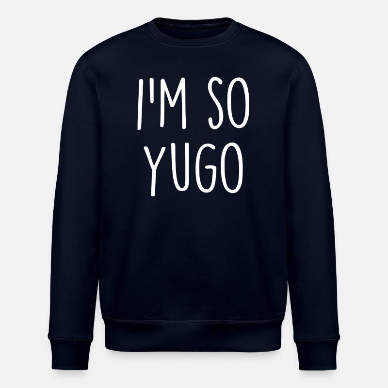 Yugoslavia Jugoslawien  - Stanley/Stella Unisex Bio-Sweatshirt ROLLER - Navy
