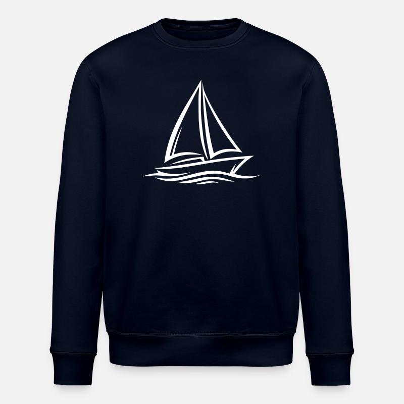 Segelboot - Stanley/Stella Unisex Bio-Sweatshirt ROLLER - Navy