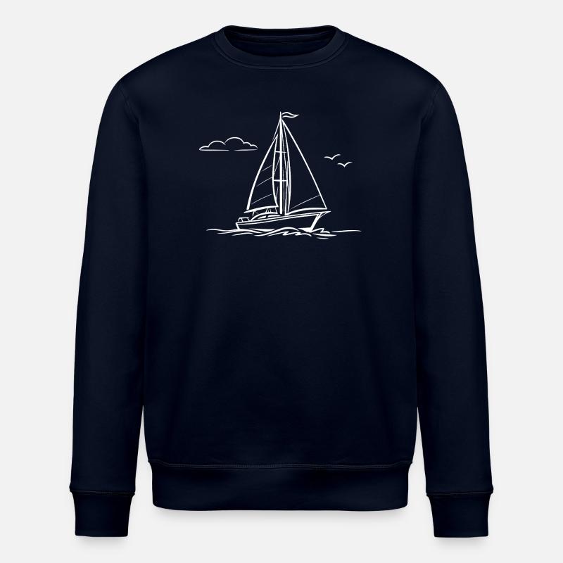 Segelboot - Stanley/Stella Unisex Bio-Sweatshirt ROLLER - Navy