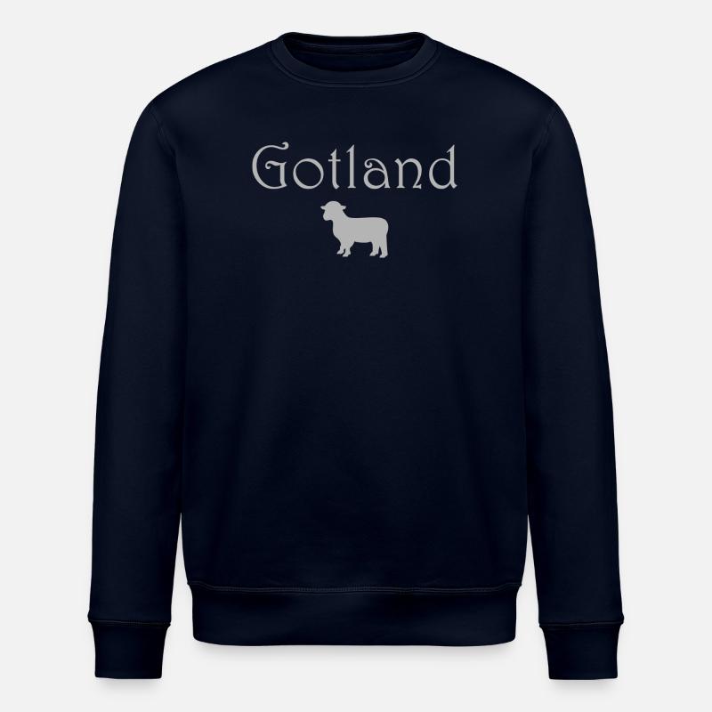 Moutons de Gotland - Sweat bio ROLLER Stanley/Stella Unisexe - marine